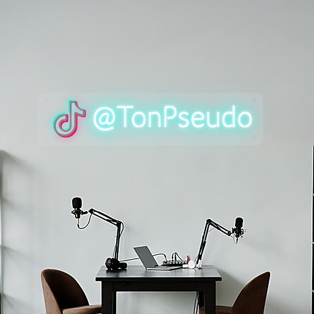 TikTok - Néon customisé - Lumen Visual