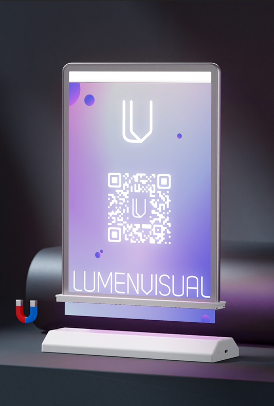 LUMAdesk - Présentoir lumineux A4