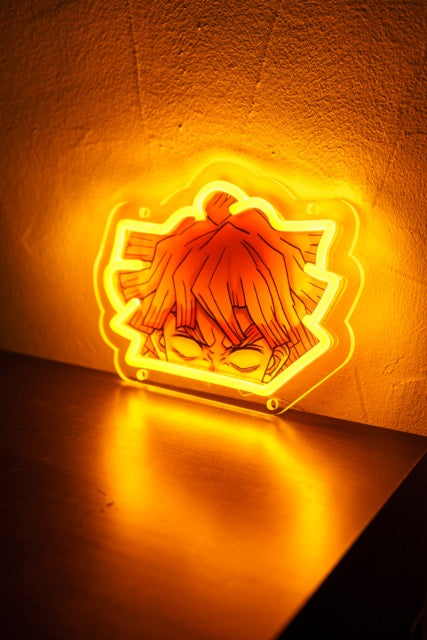 Zenitsu (Anime Demon Slayer) - LUMENeo - Lumen Visual - néon décoratif
