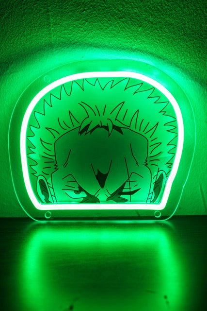 Zoro (Anime One Piece) - LUMENeo - Lumen Visual - néon décoratif