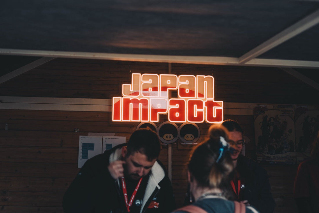 Néon personnalisé Japan Impact EPFL (2024) | Enseigne lumineuse Lumen Visual