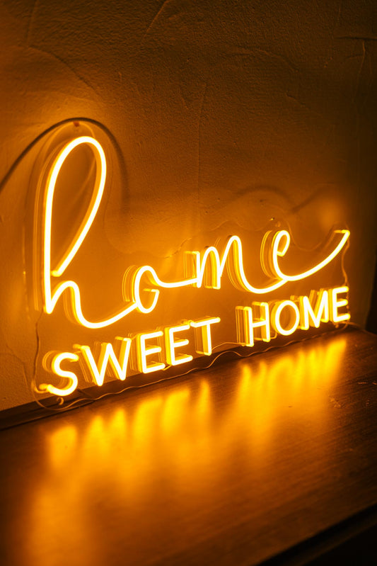 Néon "Home Sweet Home" - LUMENeo